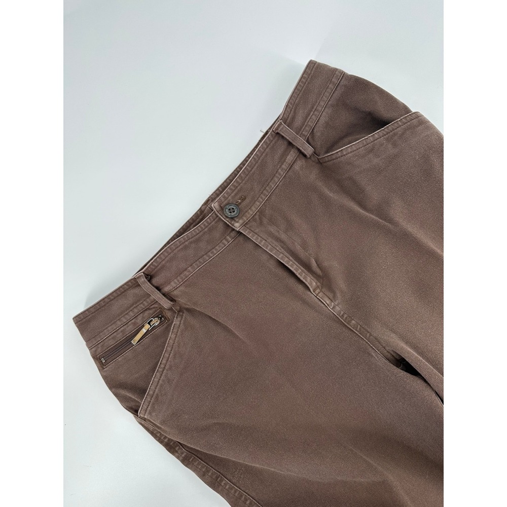 Lauren Ralph Lauren Womens Brown Cotton Blend Zipper Pockets‎ Pants Size 8P